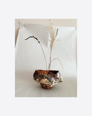 Sculptural Vase 297 with Kenzan