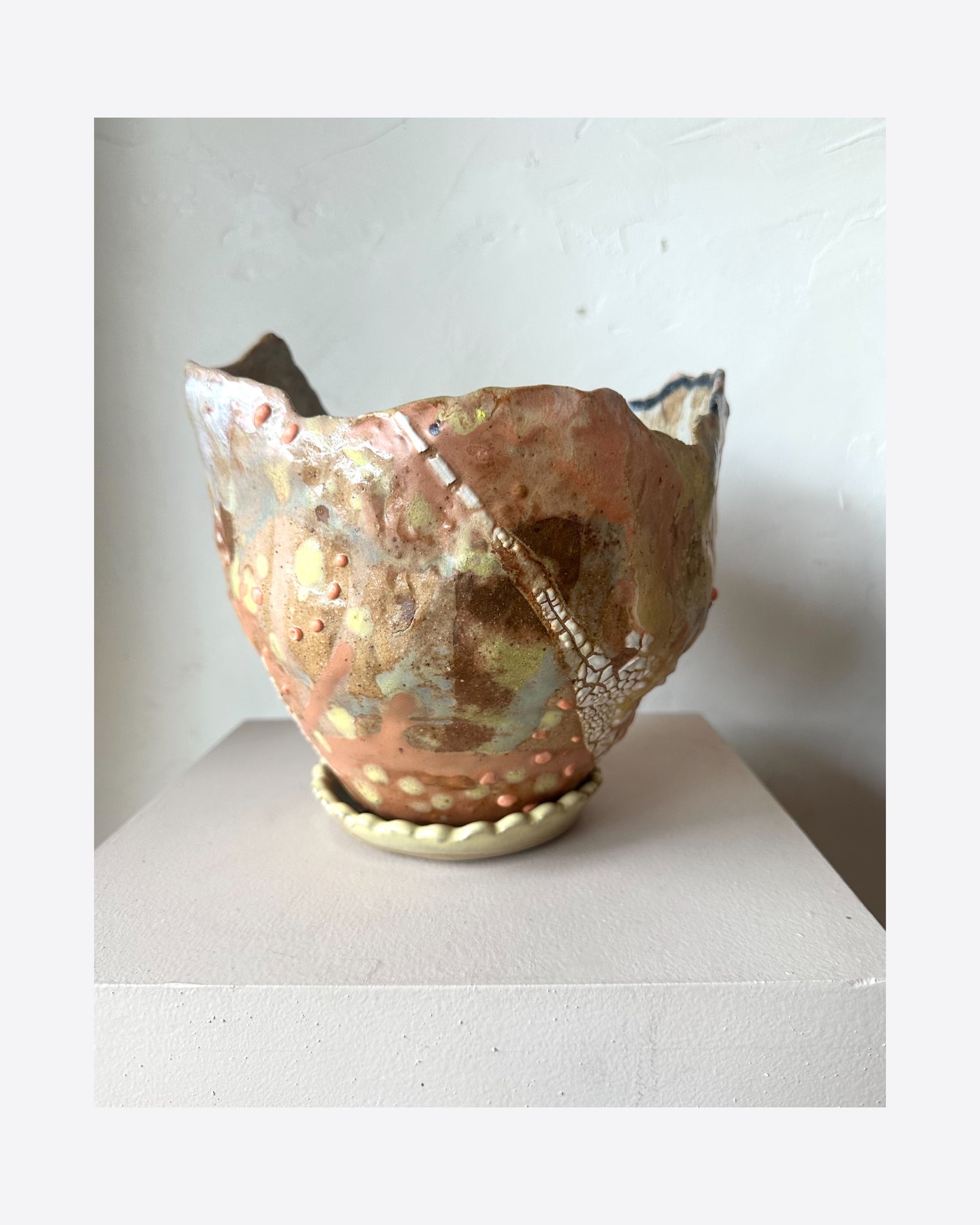 Medium -Large Sculptural Planter 386