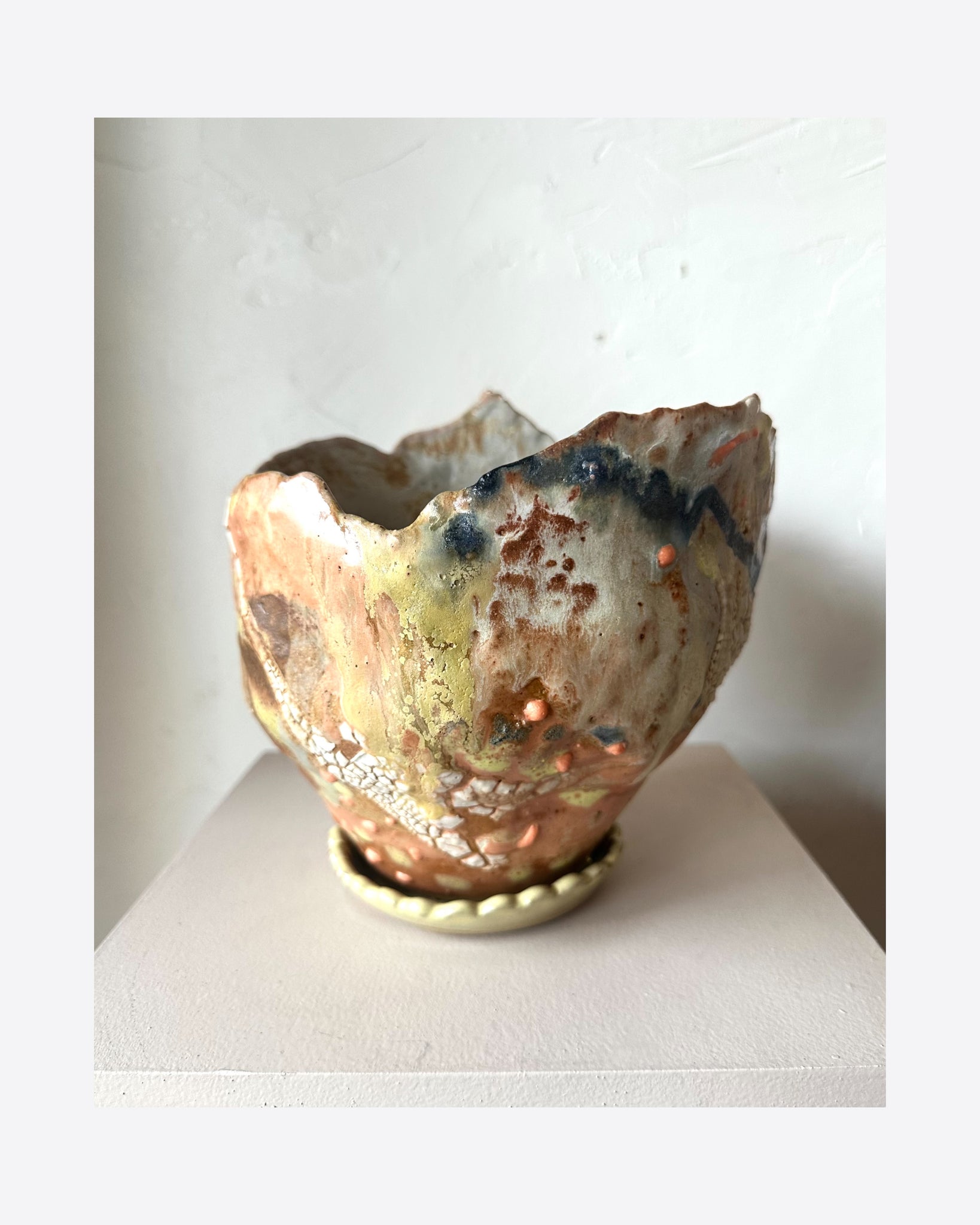 Medium -Large Sculptural Planter 386