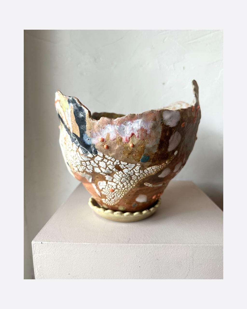 Medium -Large Sculptural Planter 386