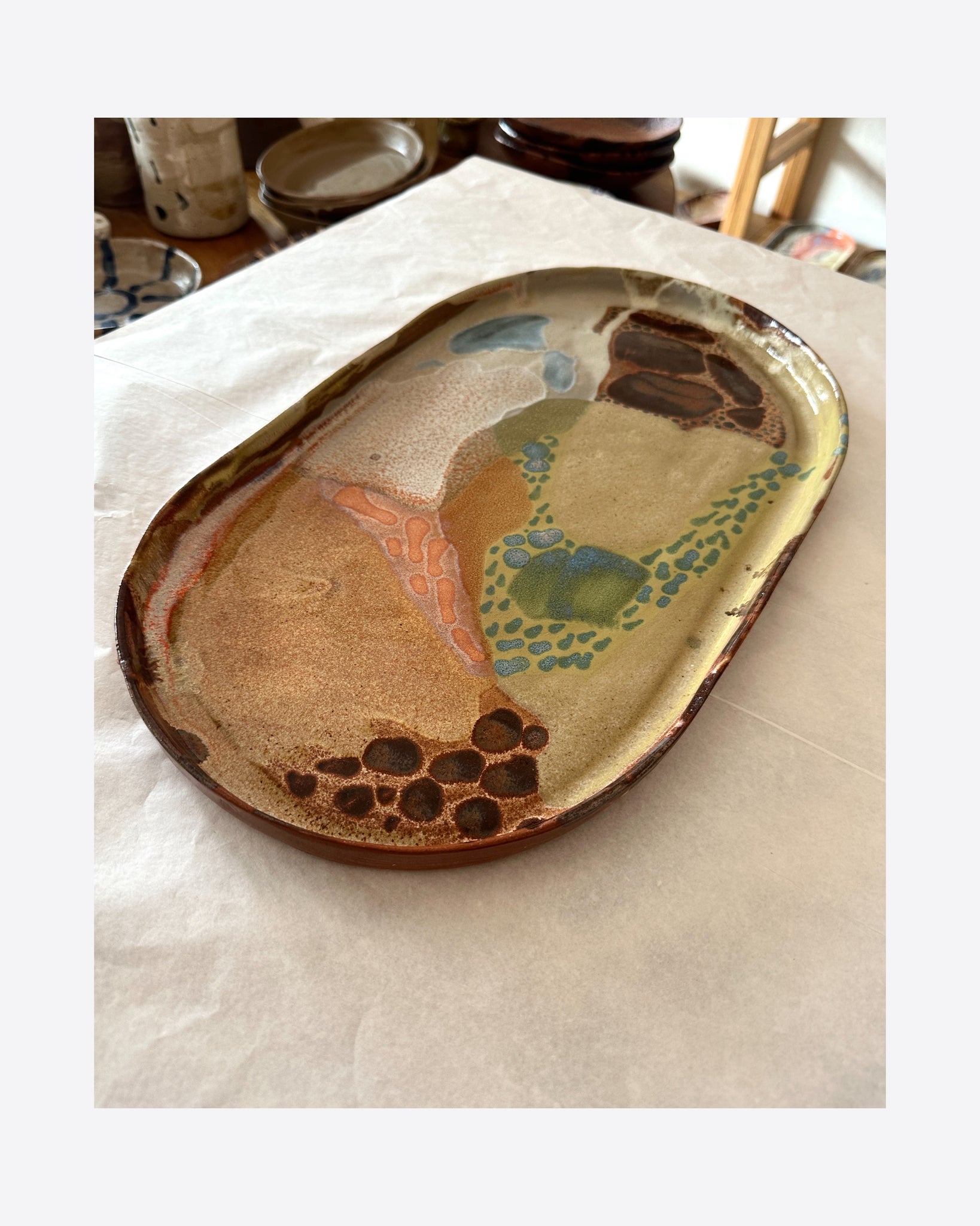 Oval Platter 75