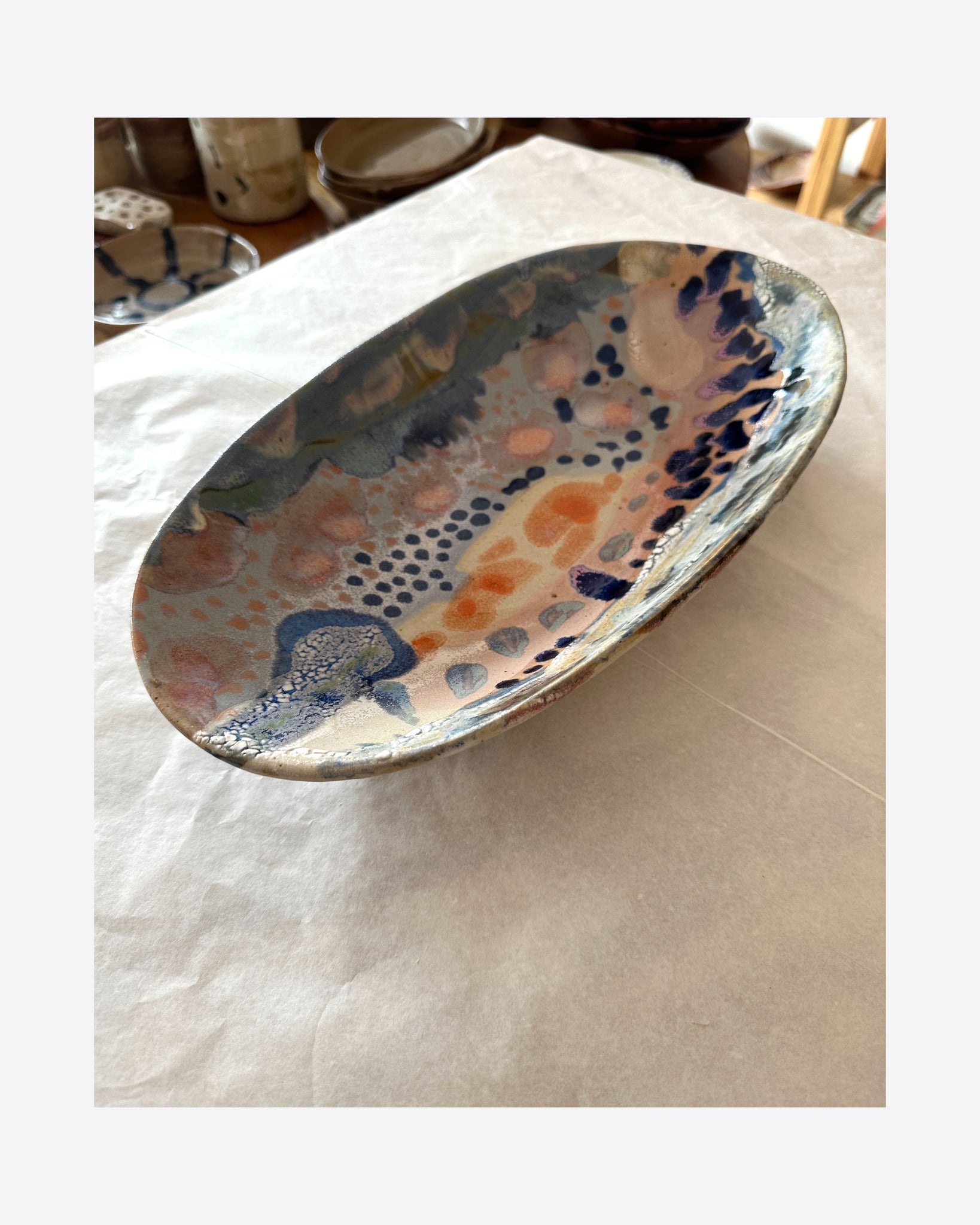 Large Oval Serving Dish 43
