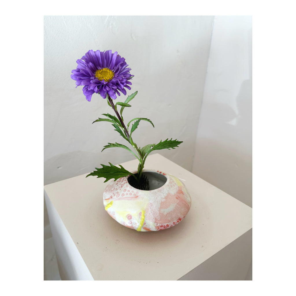 Small Orb Vase 6 with Kenzan
