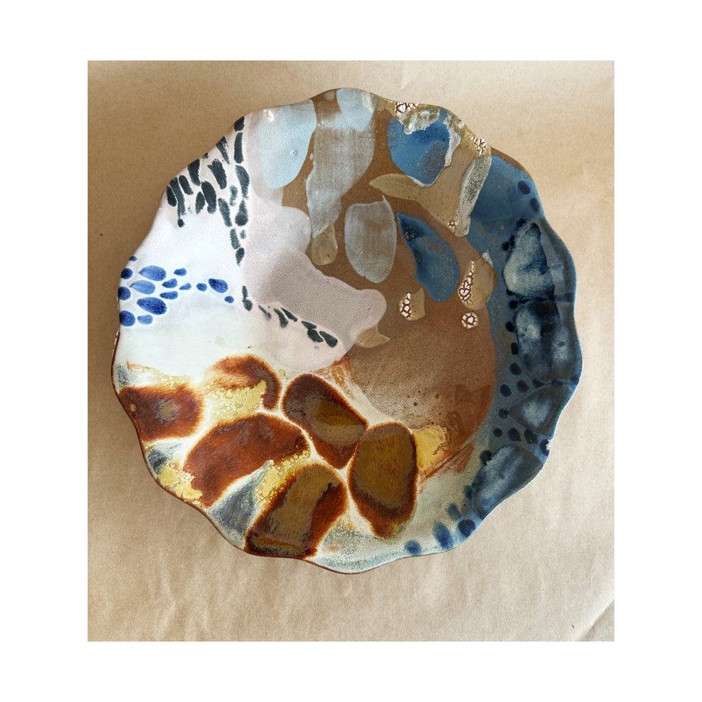 Large  Wave Edge Bowl 59