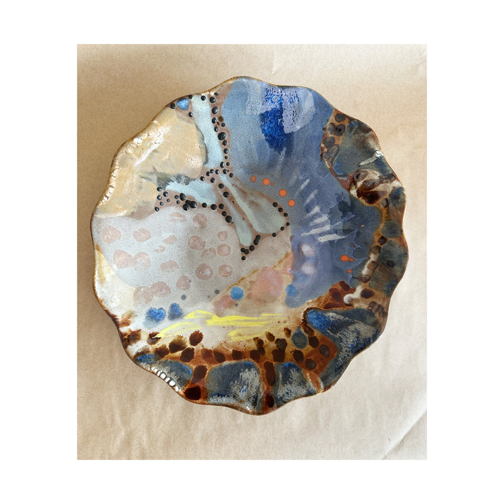 Large  Wave Edge Bowl 60