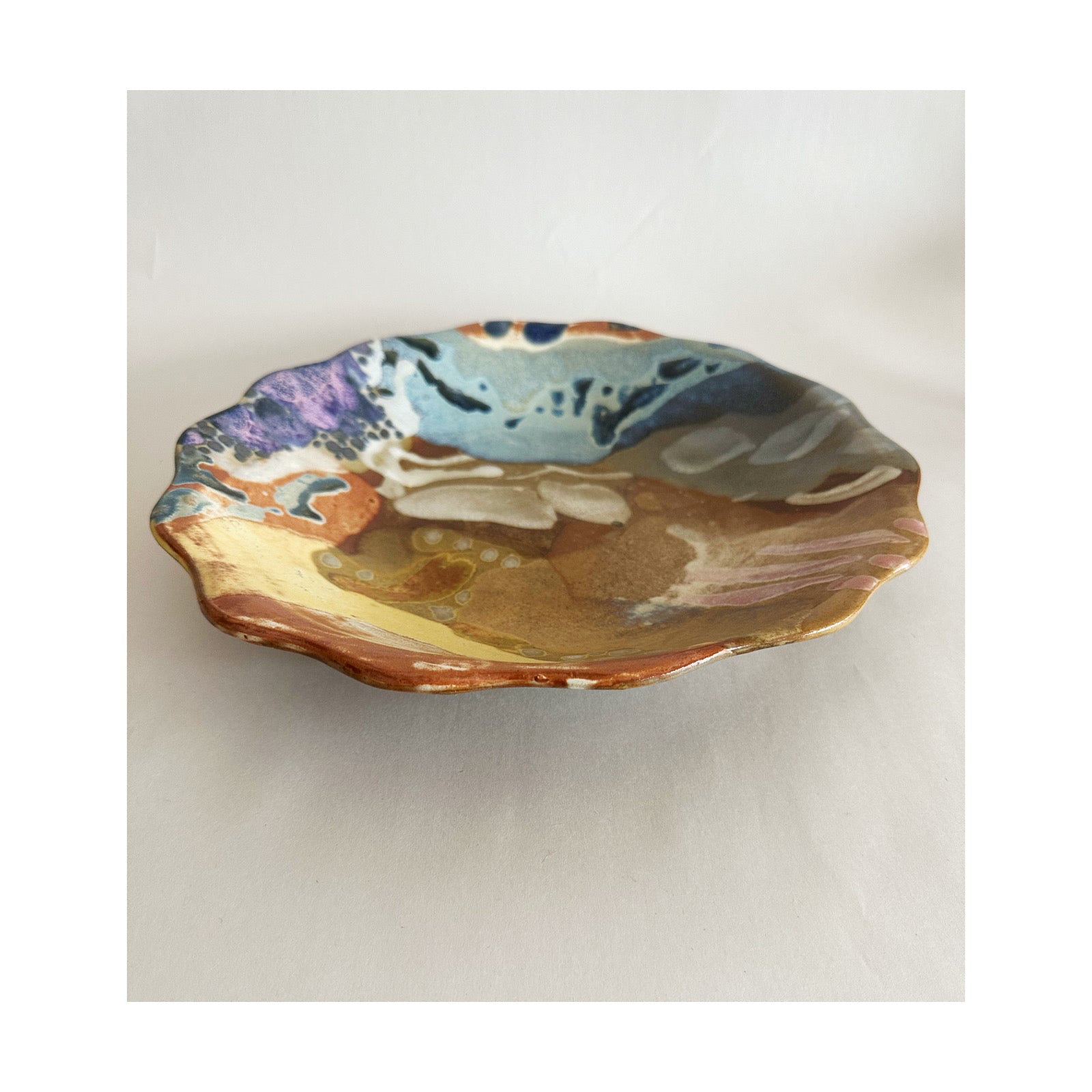 Large  Wave Edge Bowl 57