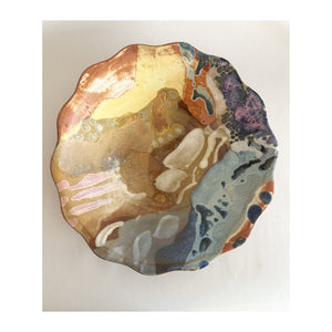 Large  Wave Edge Bowl 57