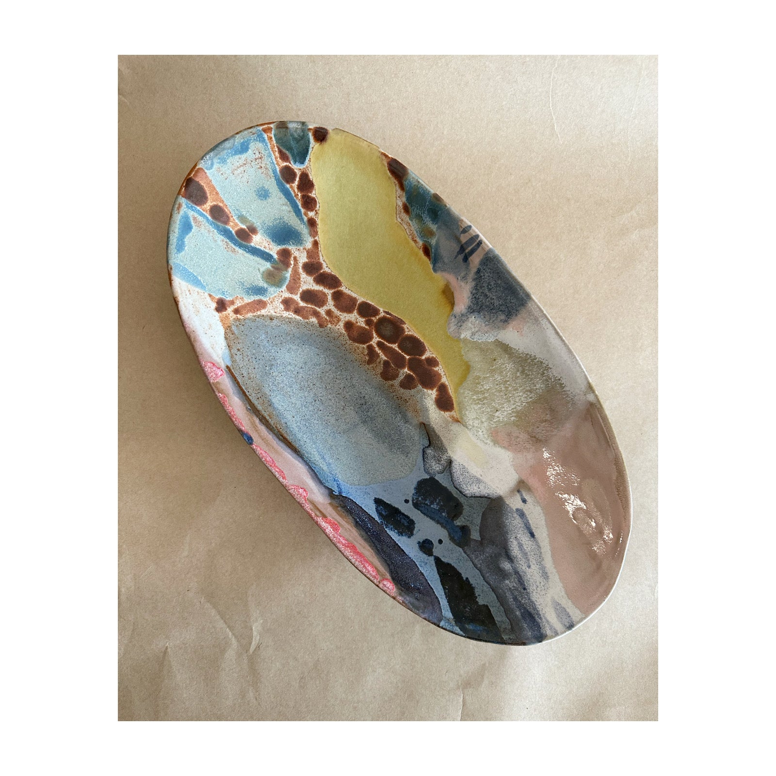 Large Oval Serving Dish 28