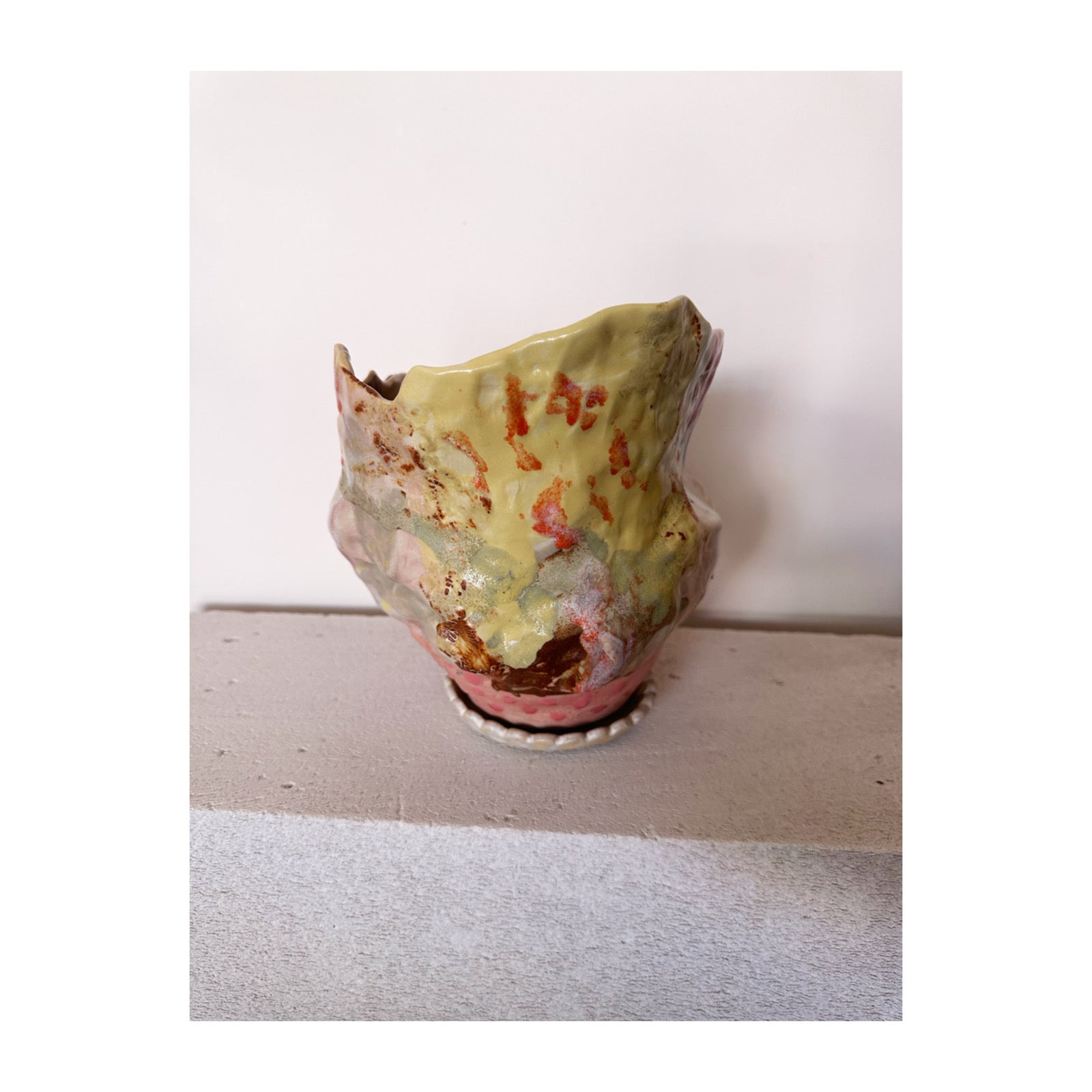 Large Sculptural Planter 381